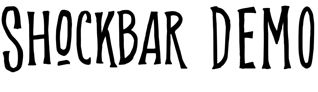 Font Shockbar DEMO