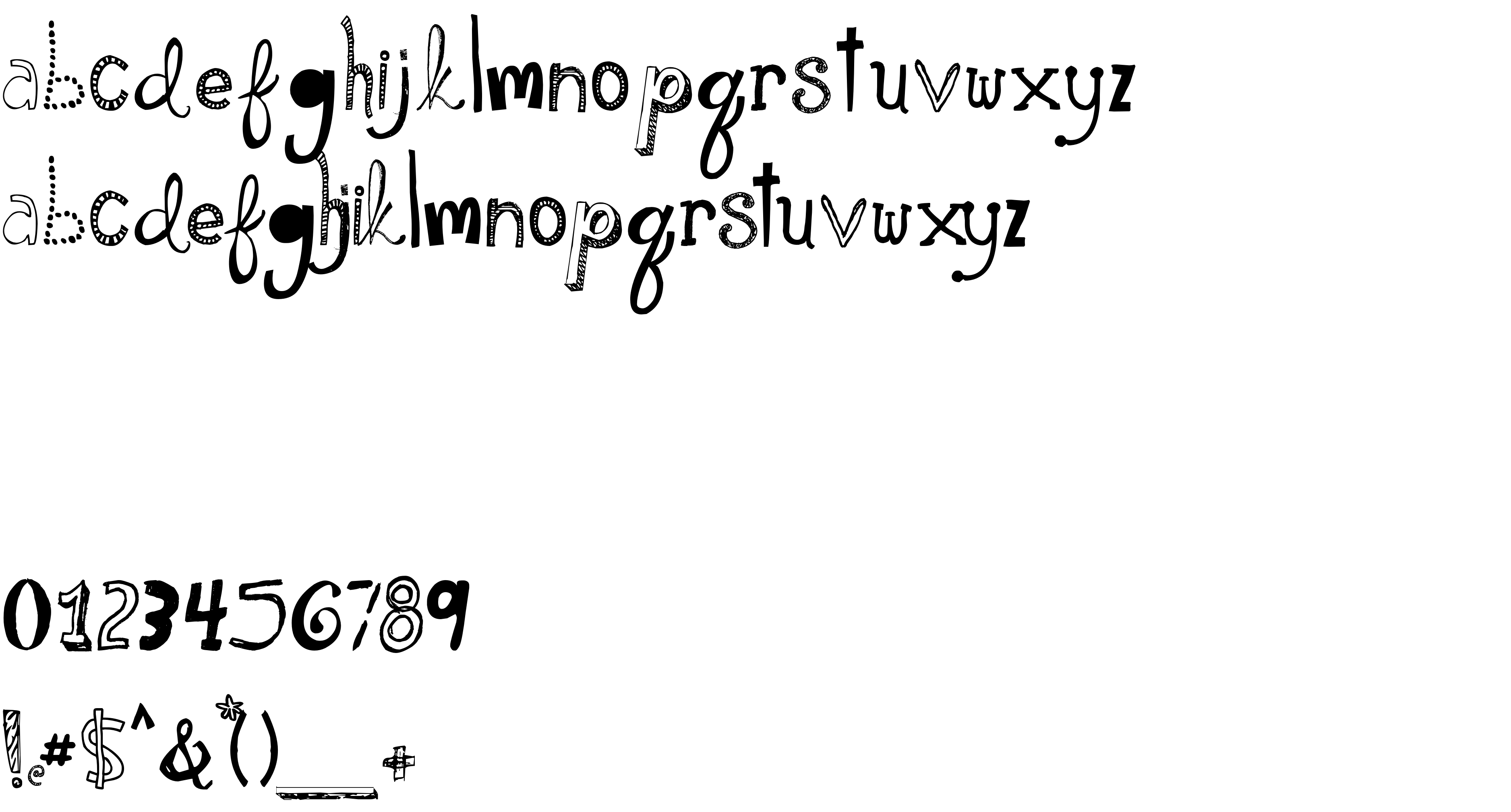 Preview font Please Show Me Love DEMO