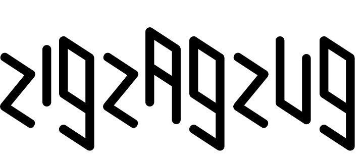 Font Zigzagzug