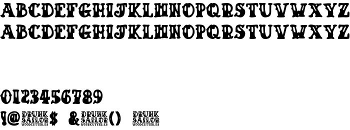 Font Drunk Sailor