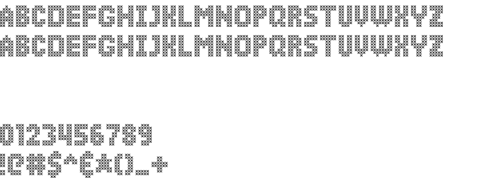 Шрифт Simple Stitch