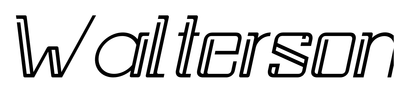 Font Walterson