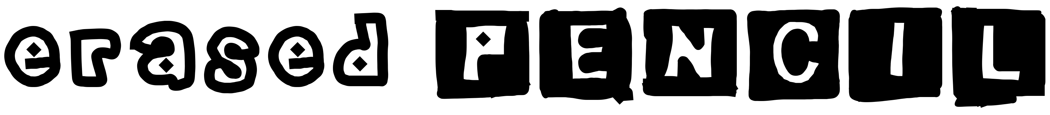 Font erased PENCIL