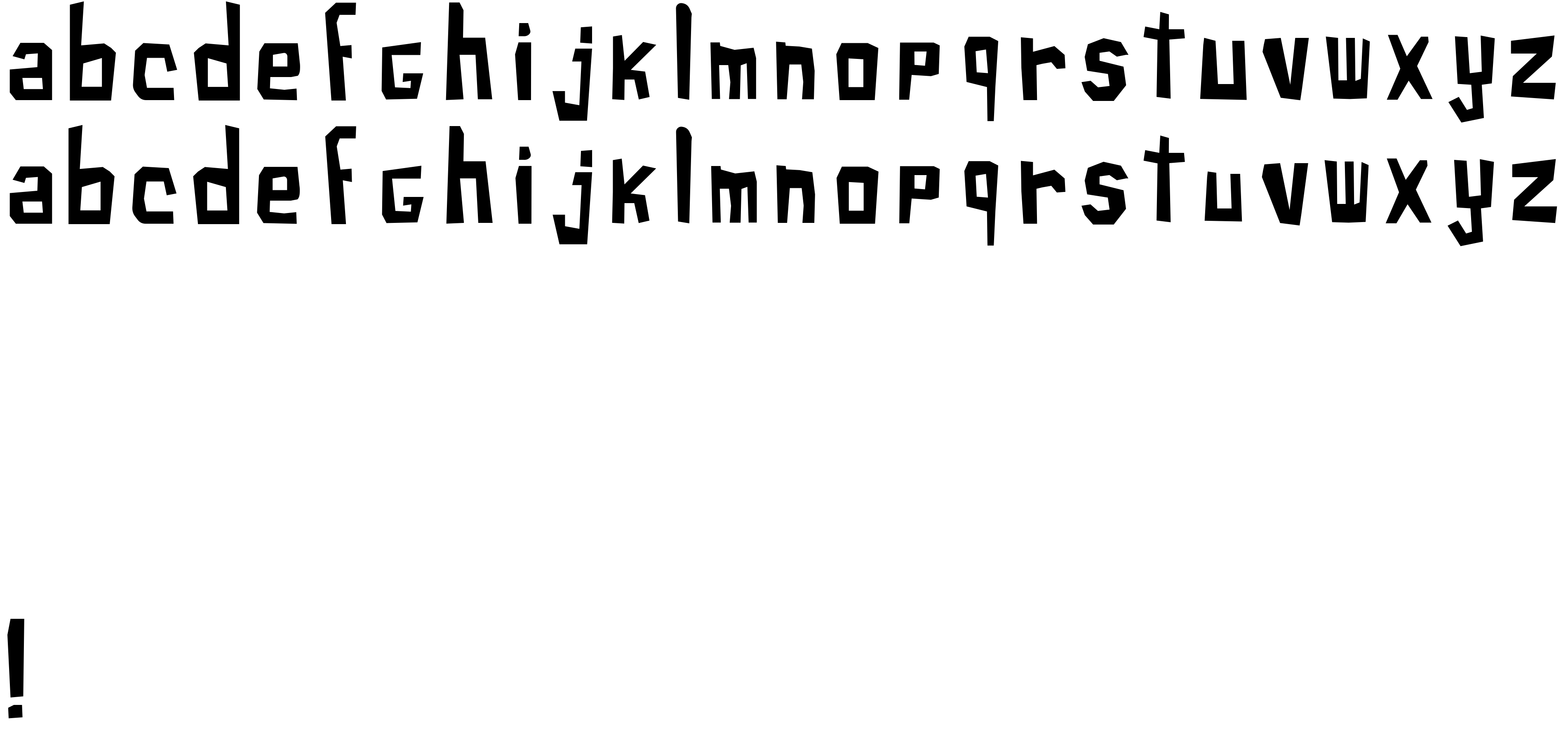 Preview font xilo-sans