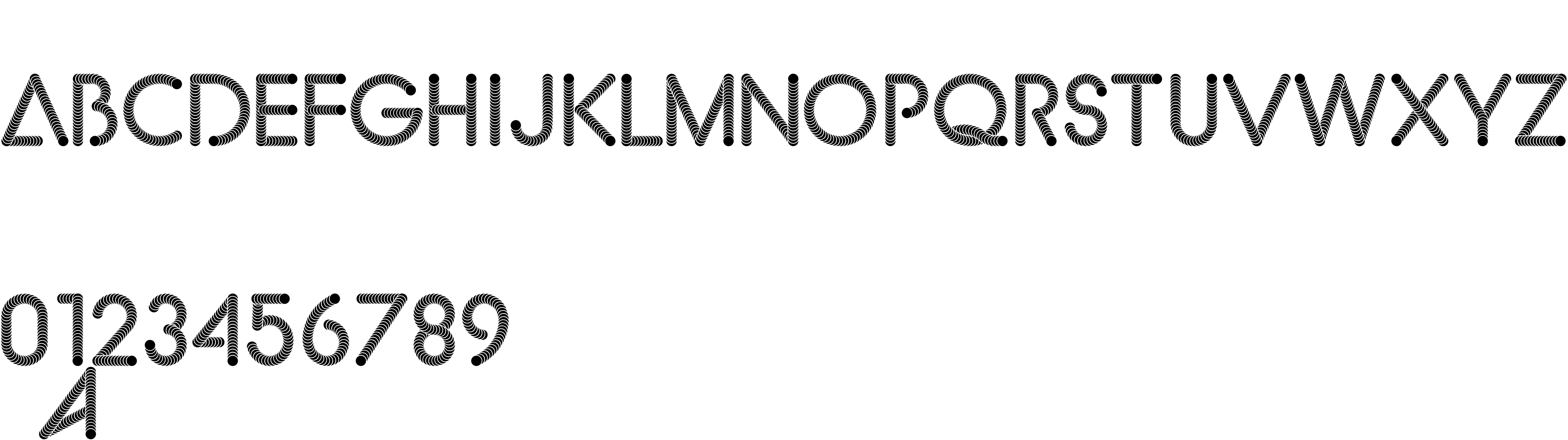 Preview font LesTuyaux