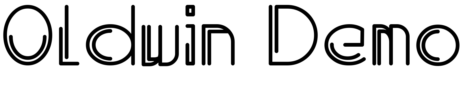 Font Oldwin Demo
