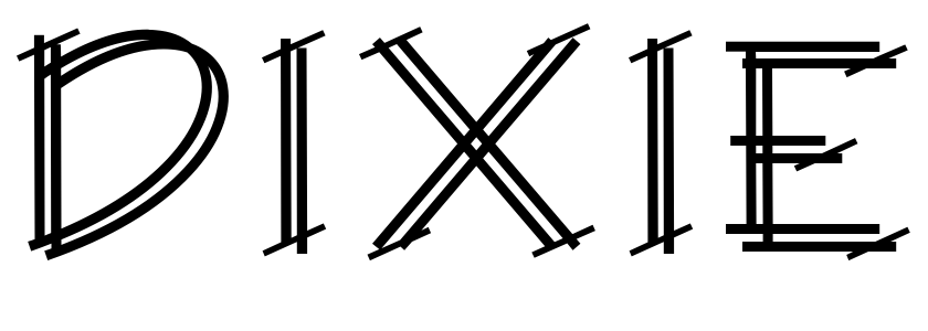 Font DIXIE