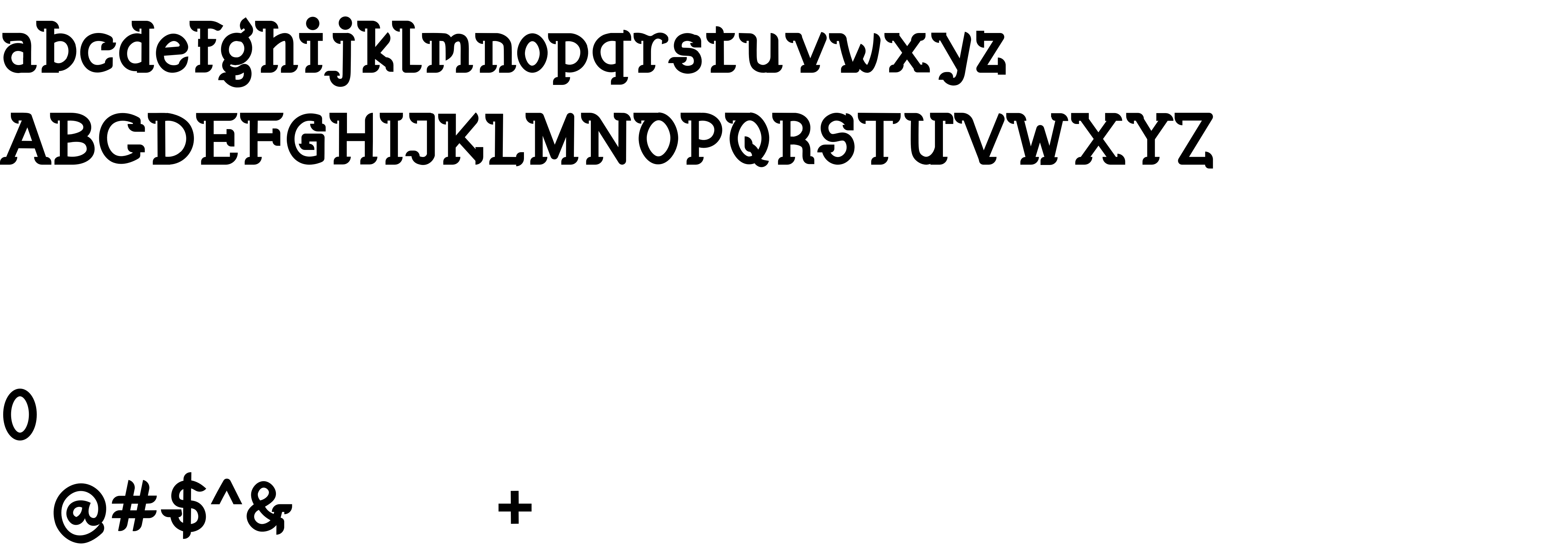 Preview font Slab Barretsdemo