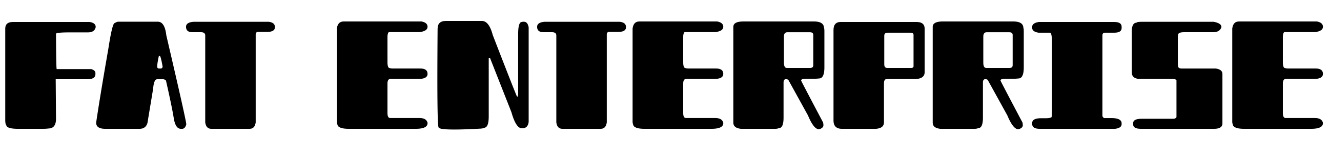 Font Fat Enterprise