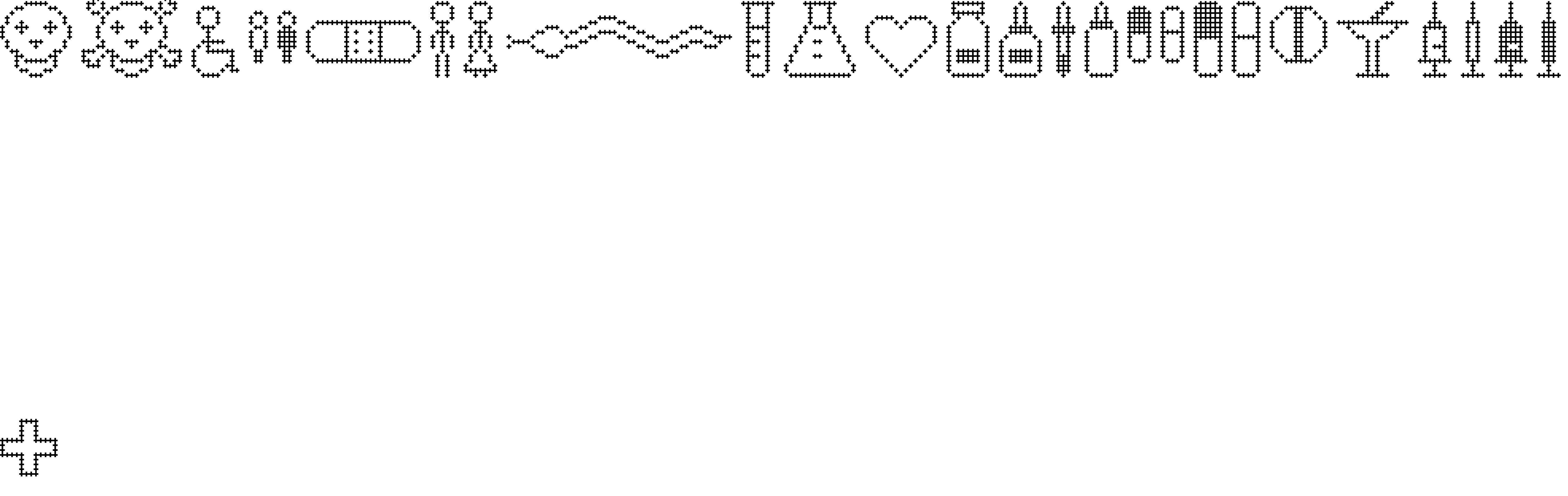 Preview font PharmaPicto