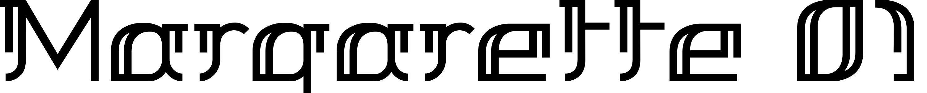 Font Margarette 01