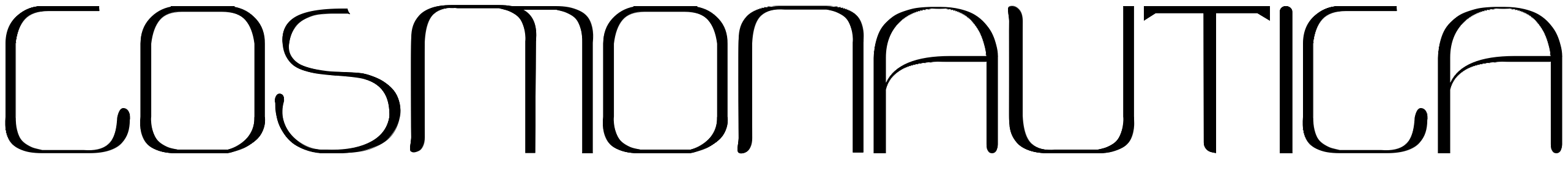 Font Cosmonautica