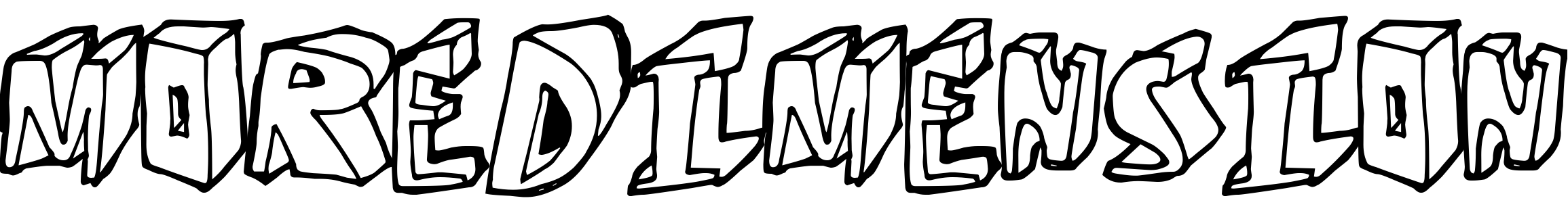Font MoreDimension