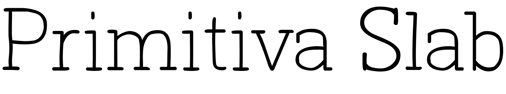 Font Primitiva Slab