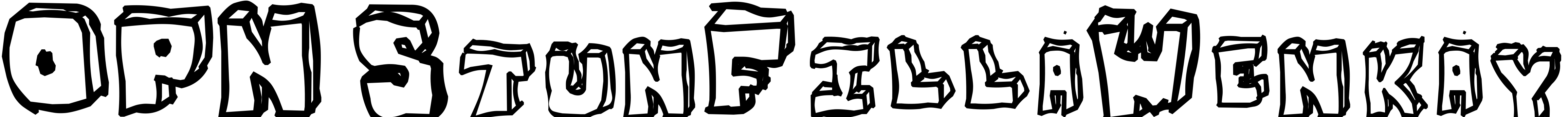 Font OPN StunFillaWenkay