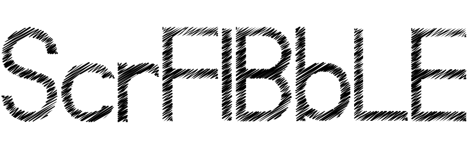 Font ScrFIBbLE