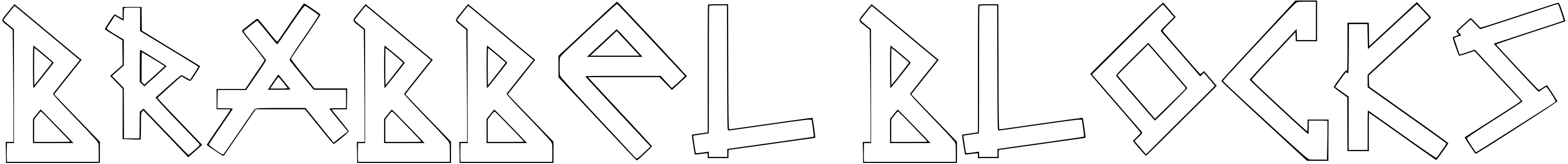Font Brabbel Blocks
