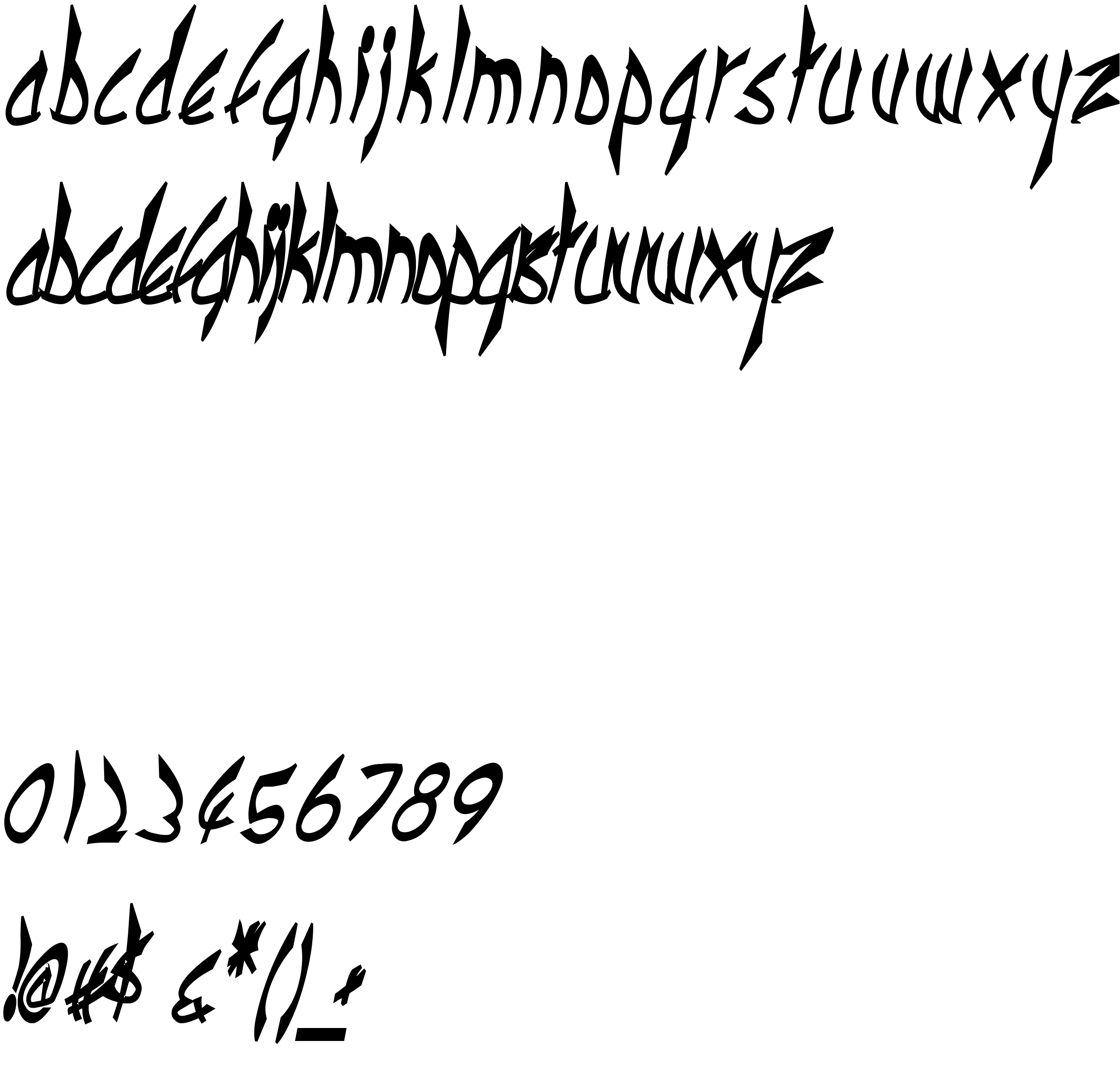 Preview font cbe