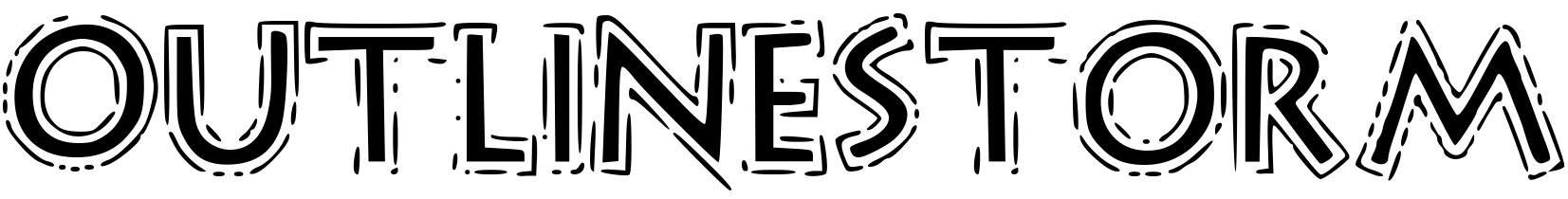 Font OutlineStorm