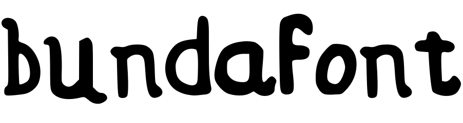 Font bundafont