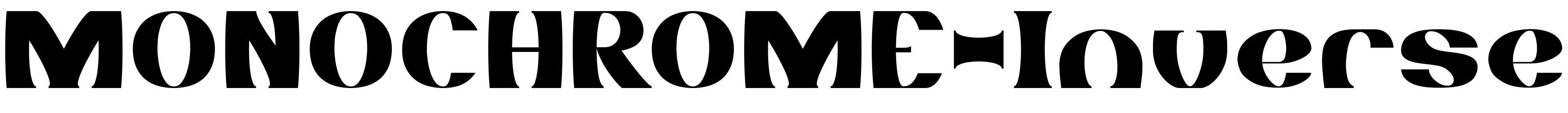 Font MONOCHROME-Inverse