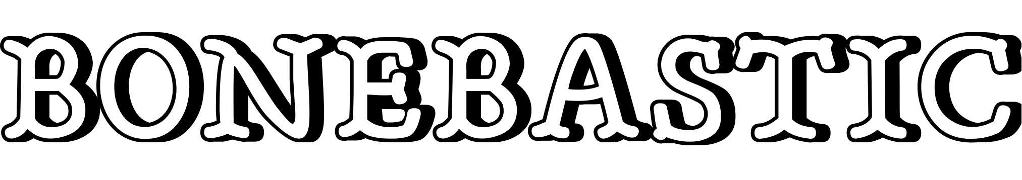 Font BONEBASTIC