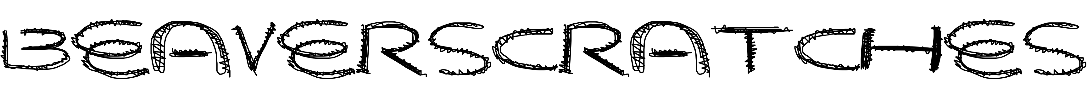 Font BeaverScratches