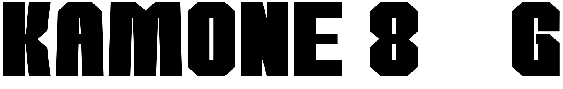 Font kamone 8__G