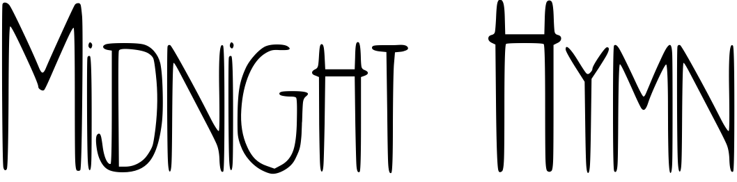 Font Midnight_Hymn