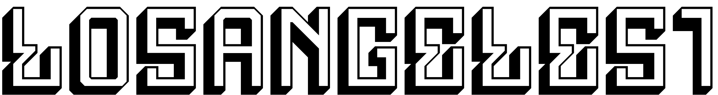 Font LOSANGELES1