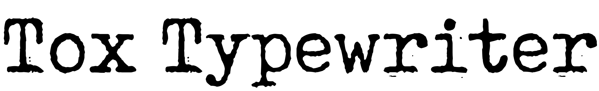 Font Tox Typewriter