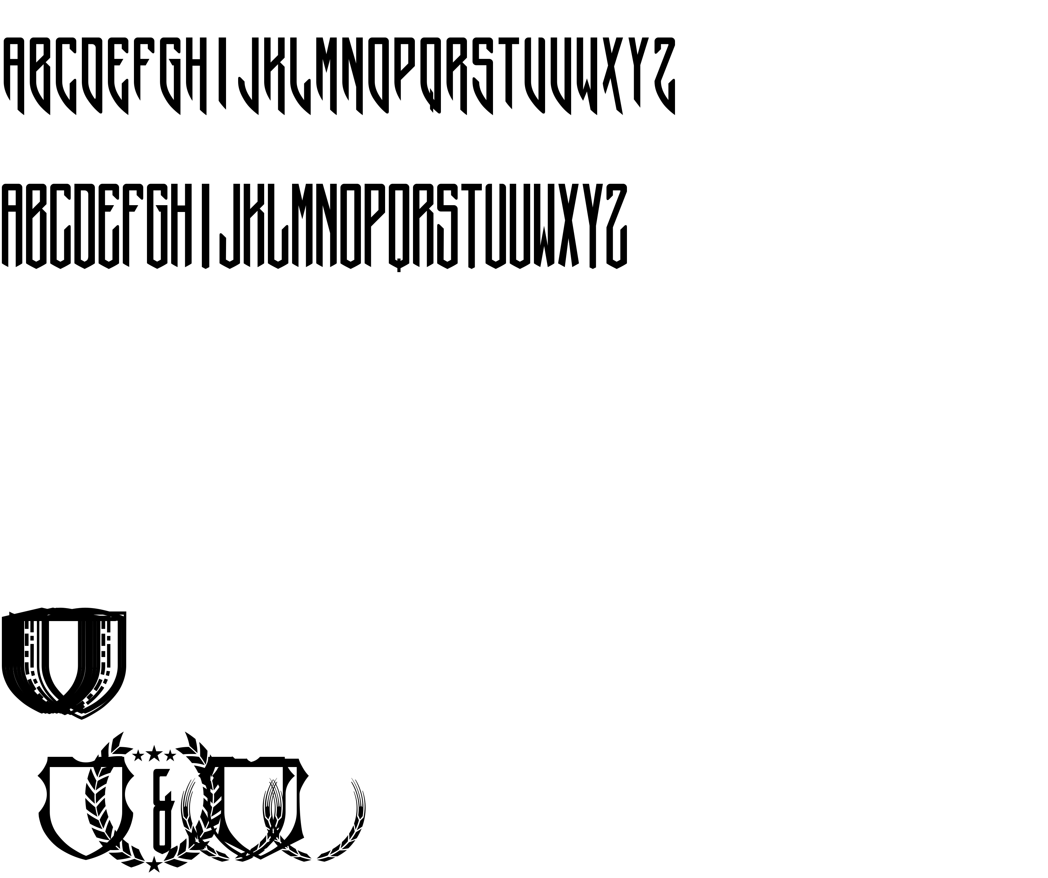 Preview font Crepitus