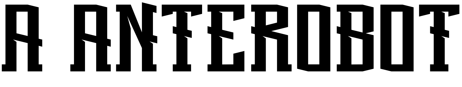Font a Anterobot
