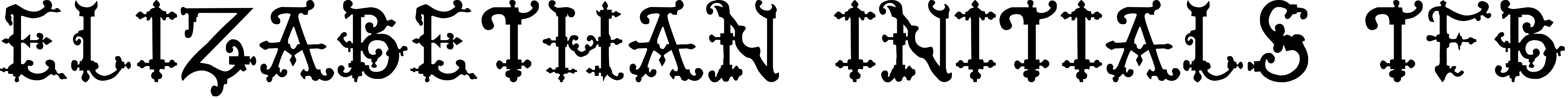 Font Elizabethan Initials tfb