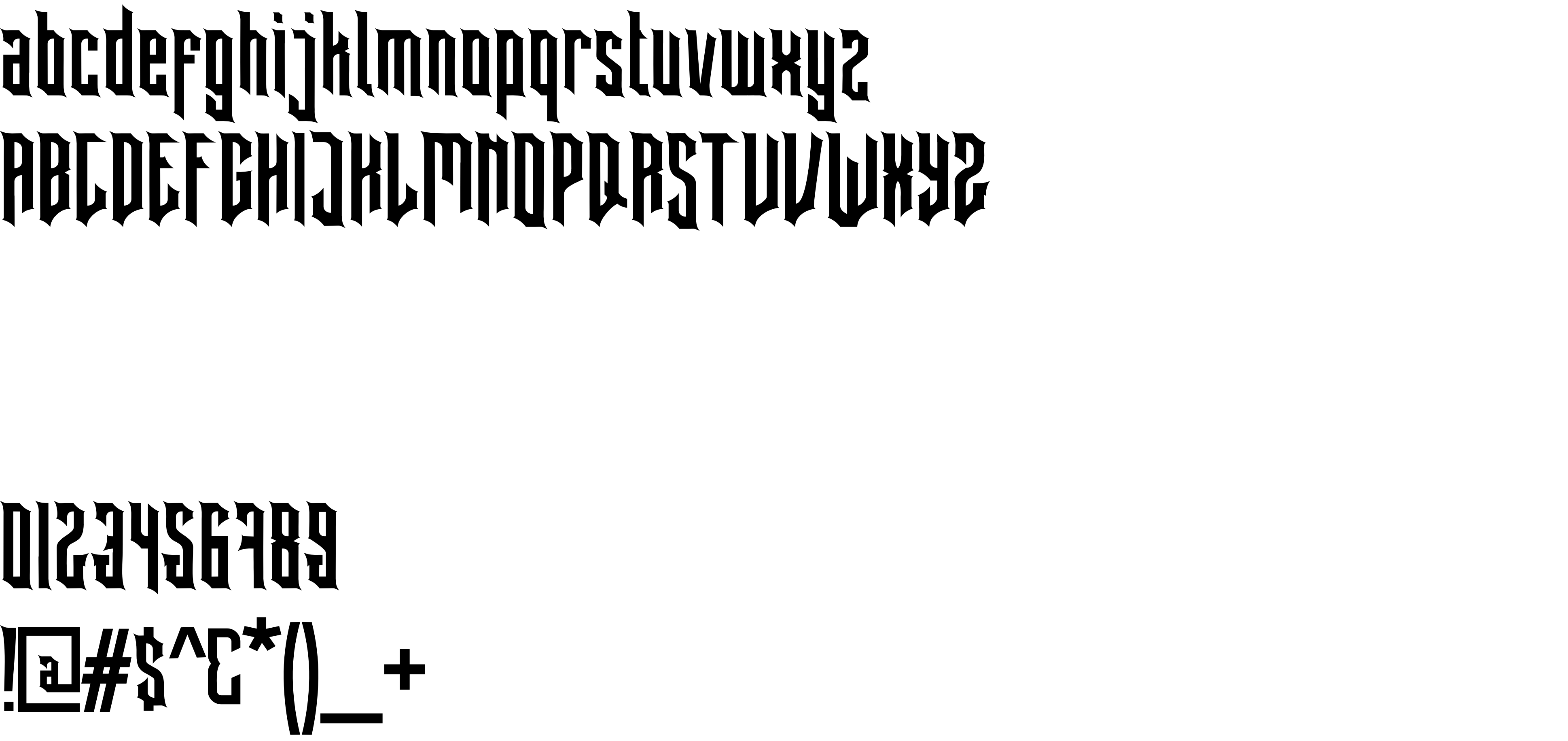Preview font BLARKS