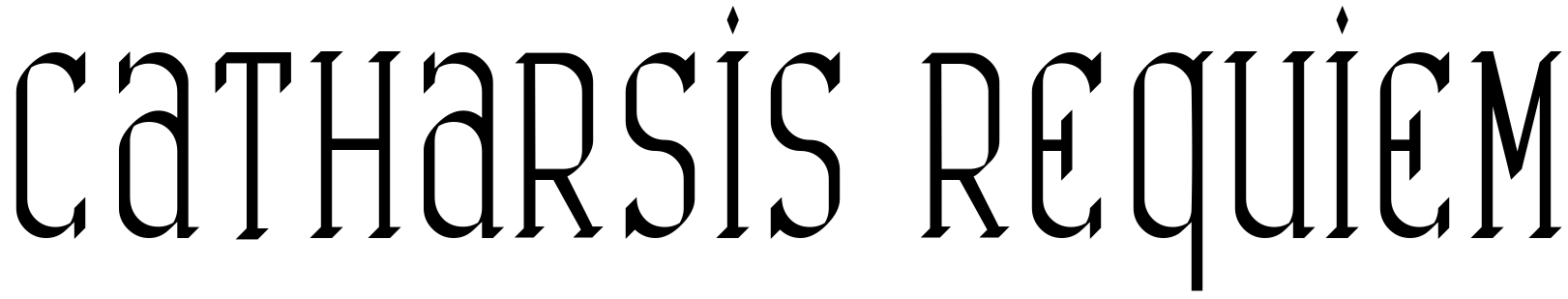 Font Catharsis Requiem