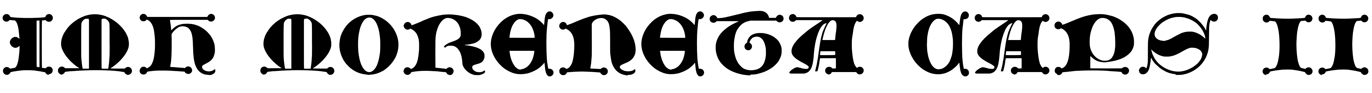 Font JMH Moreneta CAPS II