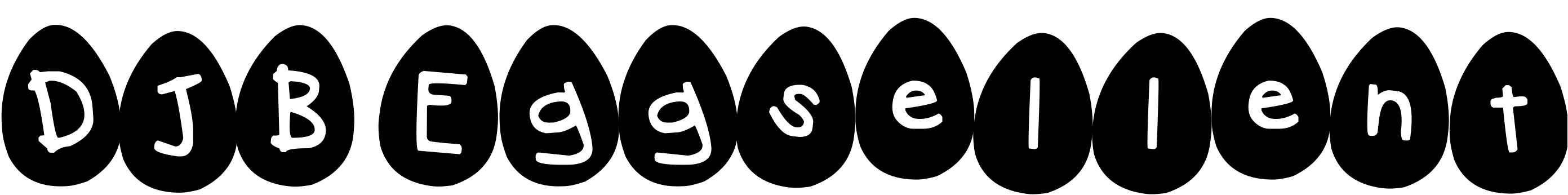 Font DJB Eggsellent