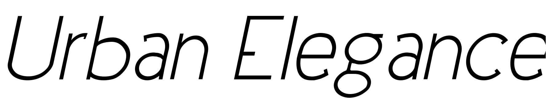 Font Urban Elegance