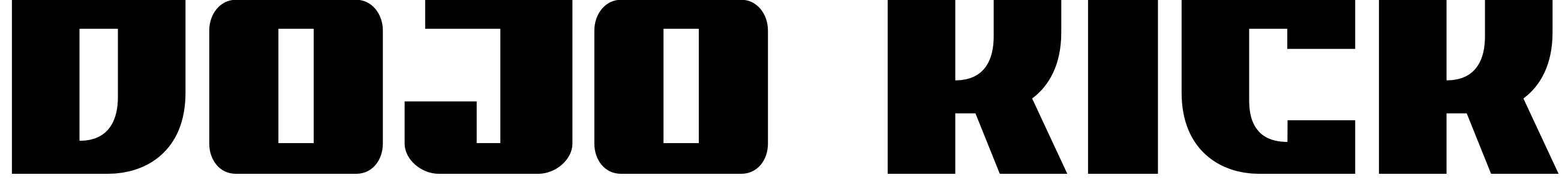 Font DOJO KICK