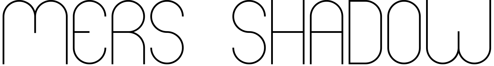 Font Mers Shadow