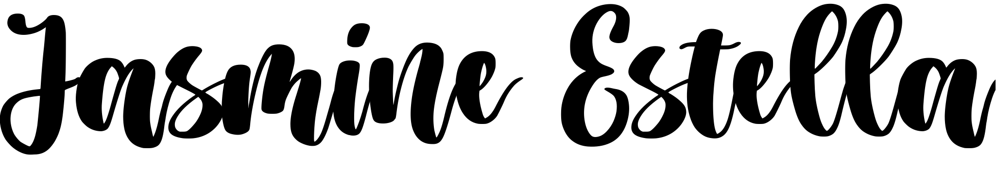 Font Jasmine Estella