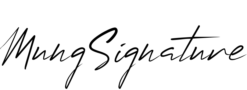 Font MungSignature