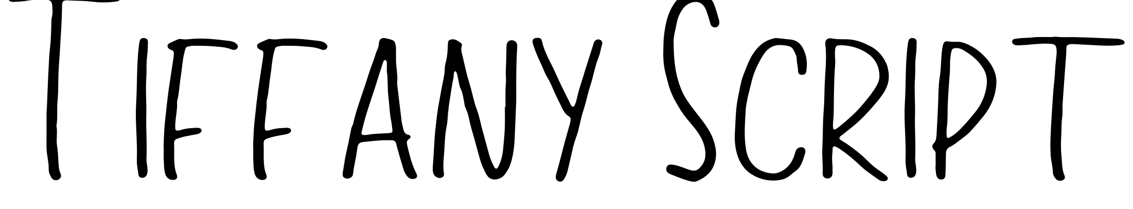 Font Tiffany Script