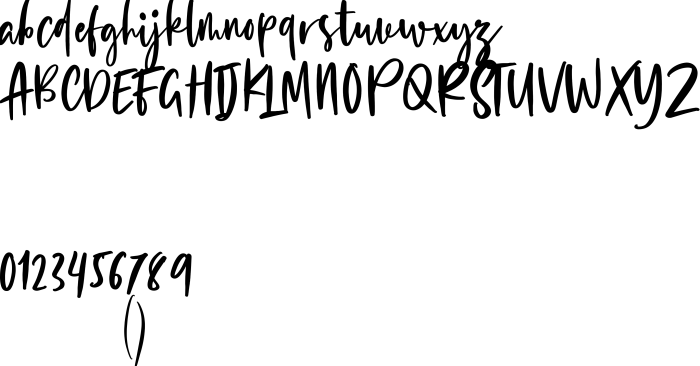 Font Cloudy Night