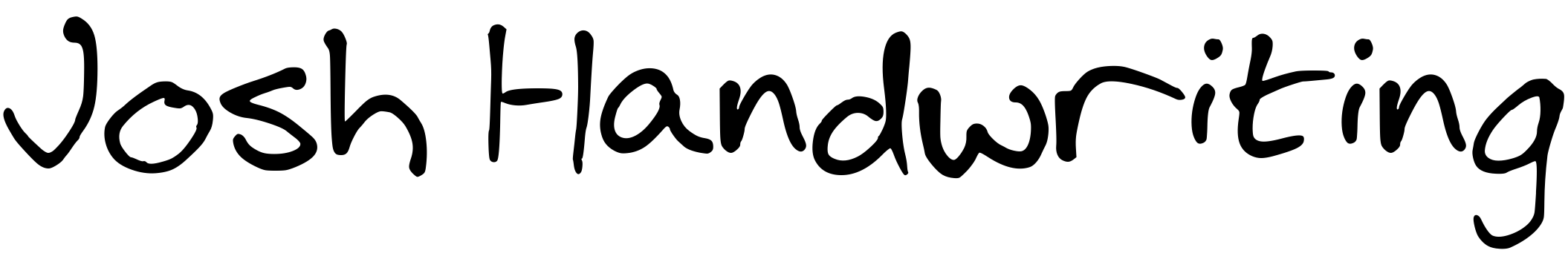 Font Josh Handwriting