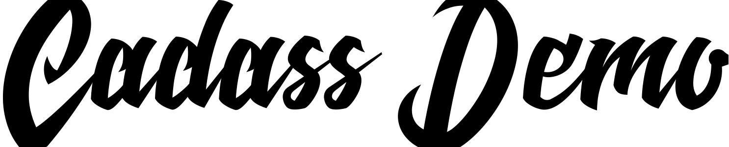 Font Cadass Demo