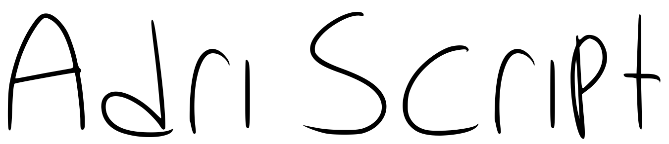 Font Adri Script