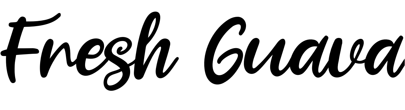 Font Fresh Guava