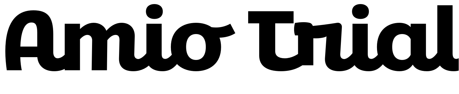 Font Amio Trial